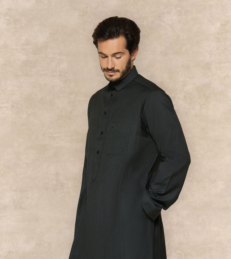 Deep Green Saudi Thobe